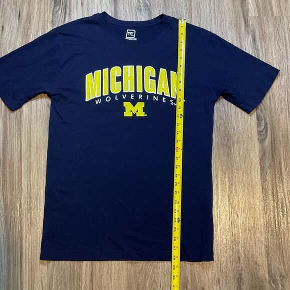 University Of Michigan ProEdge Knights Apparel Men's Blue Tshirt Size Medium EUC - Picture 5 of 5